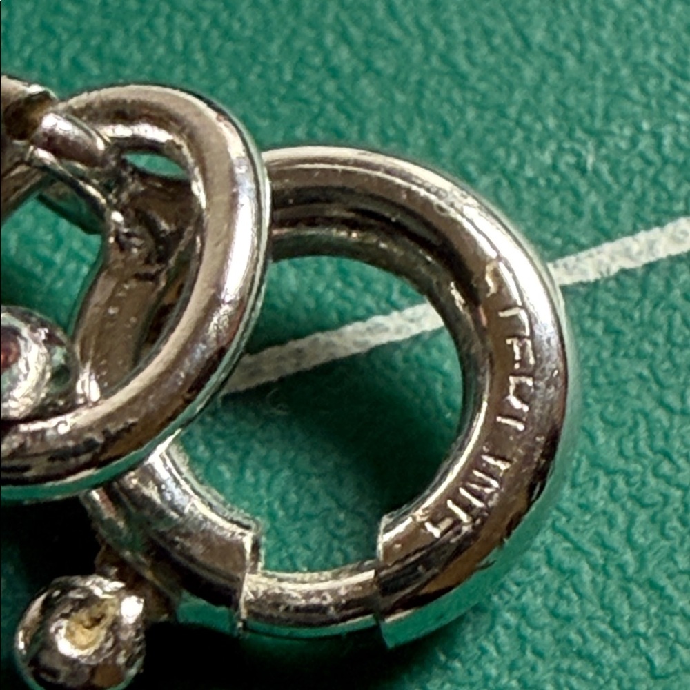 Pristine vintage double chain Elegant Silver (untested)  Chain Necklace MCM - Picture 11 of 12